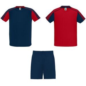 Roly Unisex Adult Juve Sports Sports Set / Red/Navy Blue